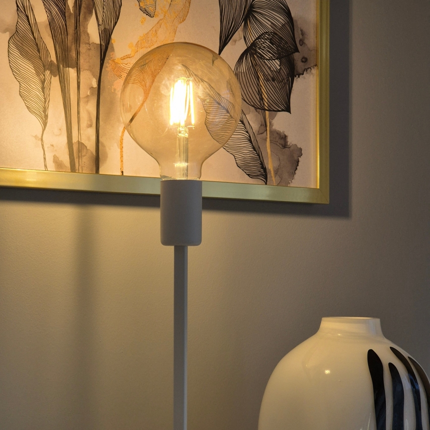 Lámpara de mesa ASTRID 1xE27/60W/230V blanco