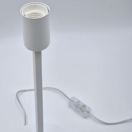 Lámpara de mesa ASTRID 1xE27/60W/230V blanco