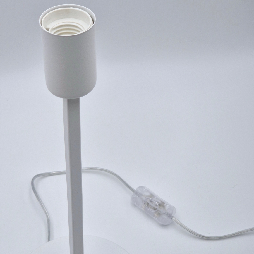Lámpara de mesa ASTRID 1xE27/60W/230V blanco