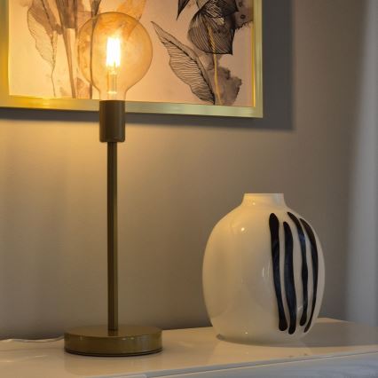 Lámpara de mesa ASTRID 1xE27/60W/230V dorado