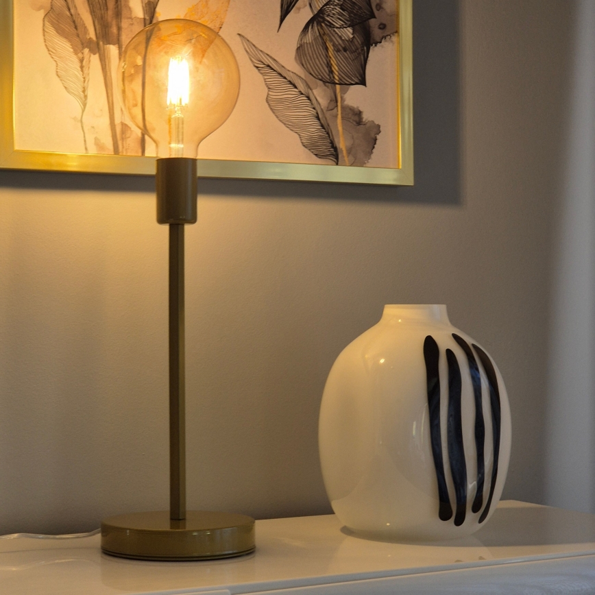 Lámpara de mesa ASTRID 1xE27/60W/230V dorado