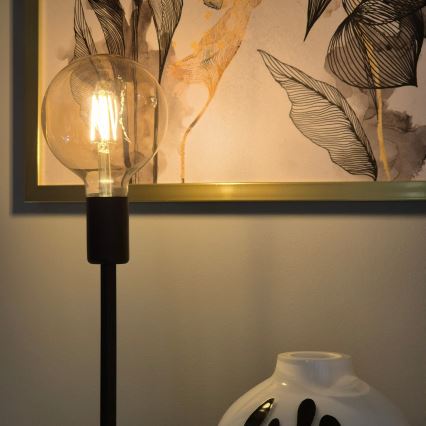 Lámpara de mesa ASTRID 1xE27/60W/230V mate negro