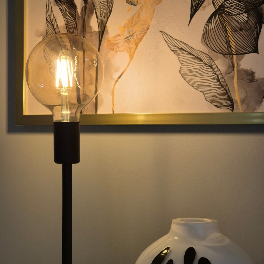Lámpara de mesa ASTRID 1xE27/60W/230V mate negro