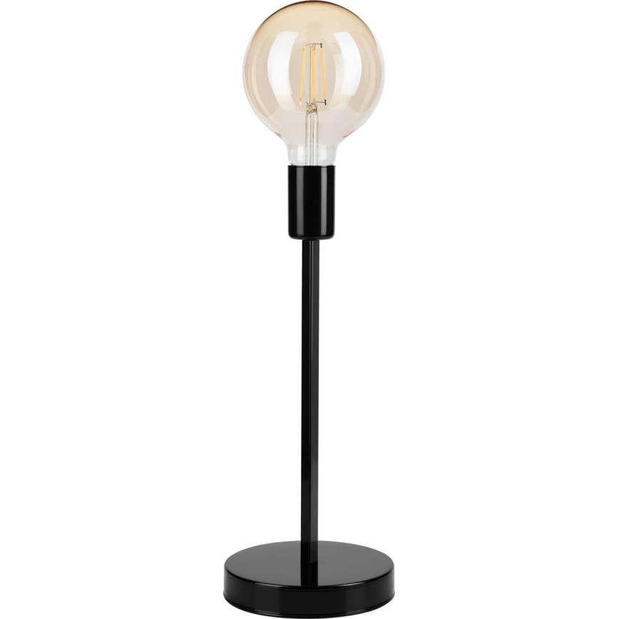 Lámpara de mesa ASTRID 1xE27/60W/230V negro brillante