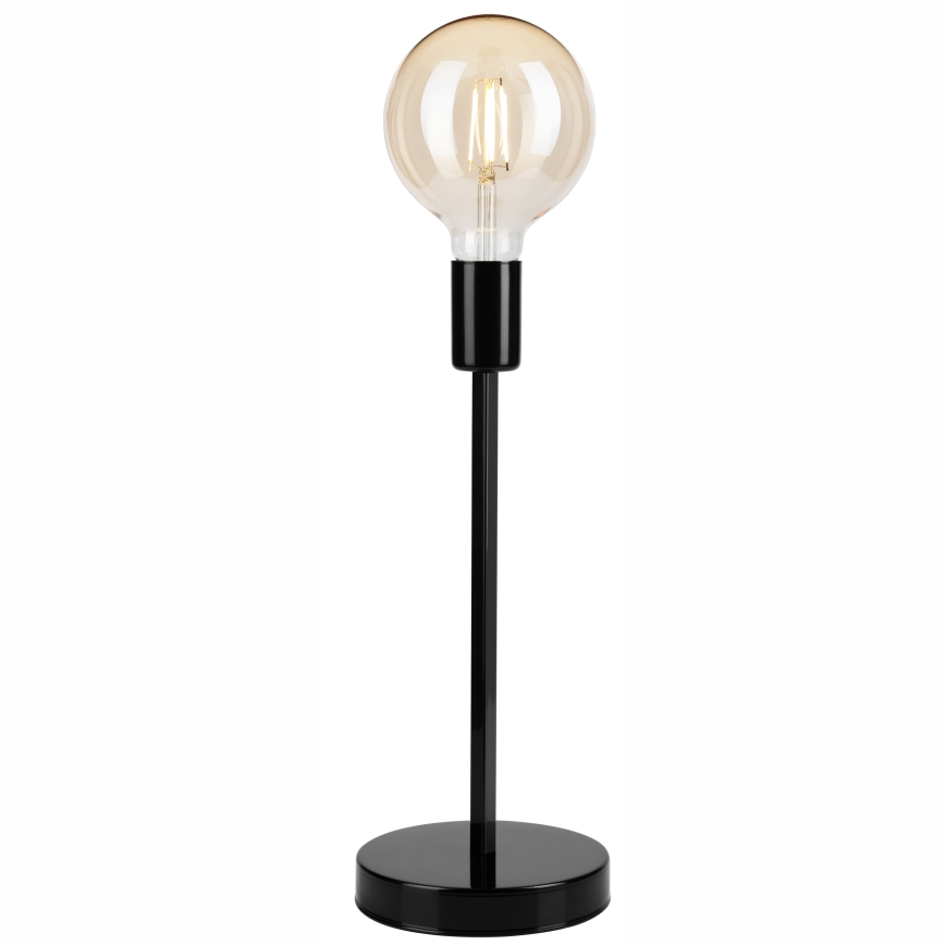 Lámpara de mesa ASTRID 1xE27/60W/230V negro brillante