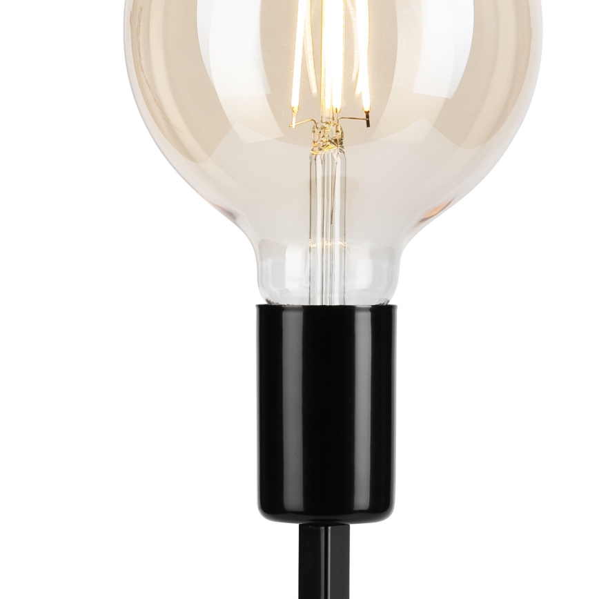 Lámpara de mesa ASTRID 1xE27/60W/230V negro brillante