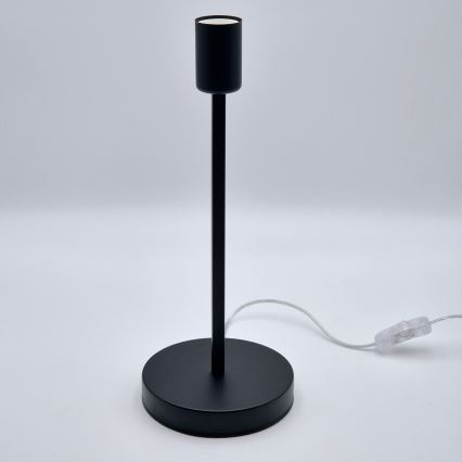 Lámpara de mesa ASTRID 1xE27/60W/230V negro brillante