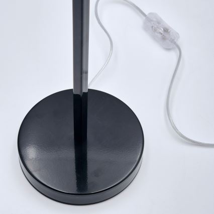 Lámpara de mesa ASTRID 1xE27/60W/230V negro brillante