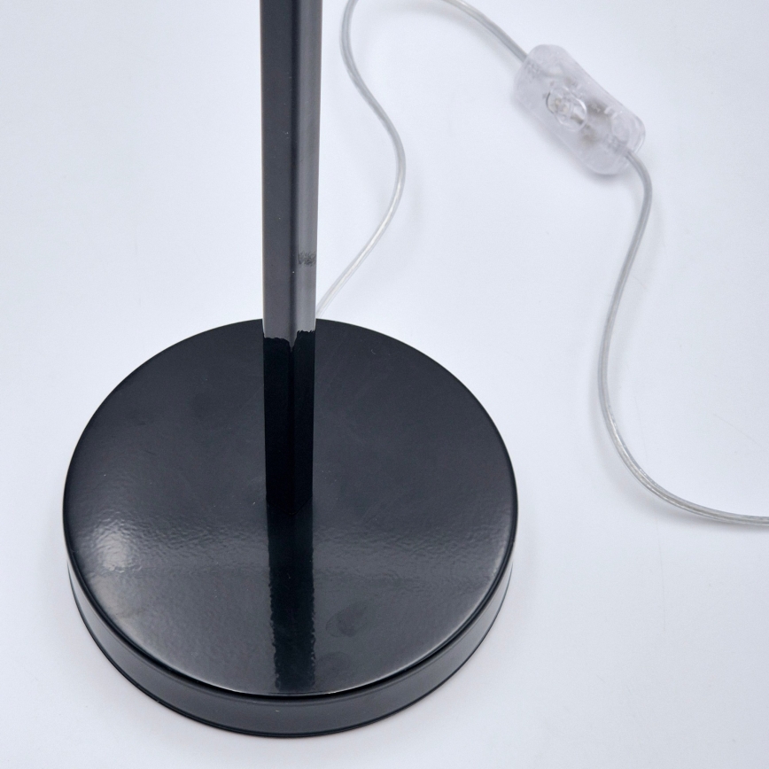 Lámpara de mesa ASTRID 1xE27/60W/230V negro brillante