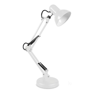 Lámpara de mesa AURIQ 1xE27/60W/230V blanco