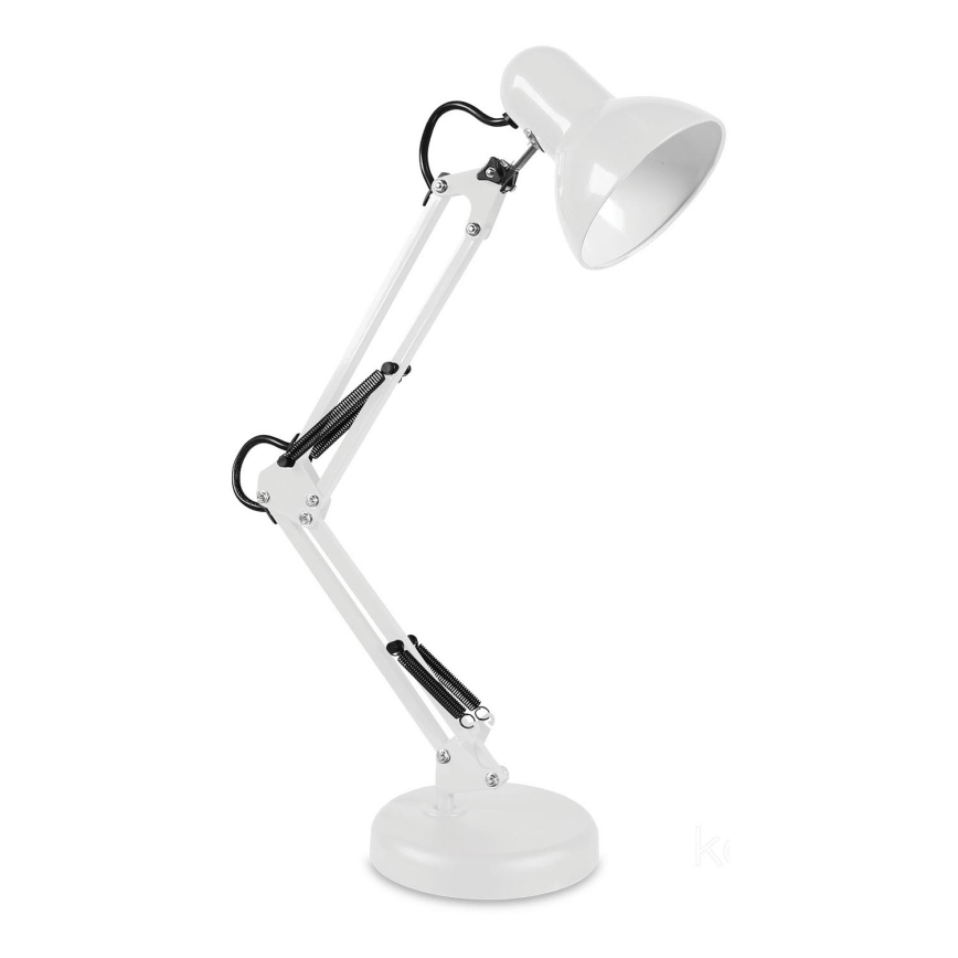 Lámpara de mesa AURIQ 1xE27/60W/230V blanco