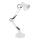 Lámpara de mesa AURIQ 1xE27/60W/230V blanco