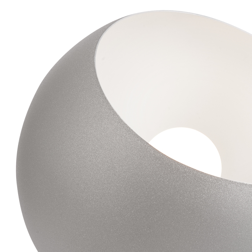 Lámpara de mesa AVA BALL 1xE27/60W/230V plata/haya