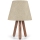 Lámpara de mesa AYD 1xE27/60W/230V beige/marrón