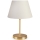Lámpara de mesa AYD 1xE27/60W/230V blanco/dorado