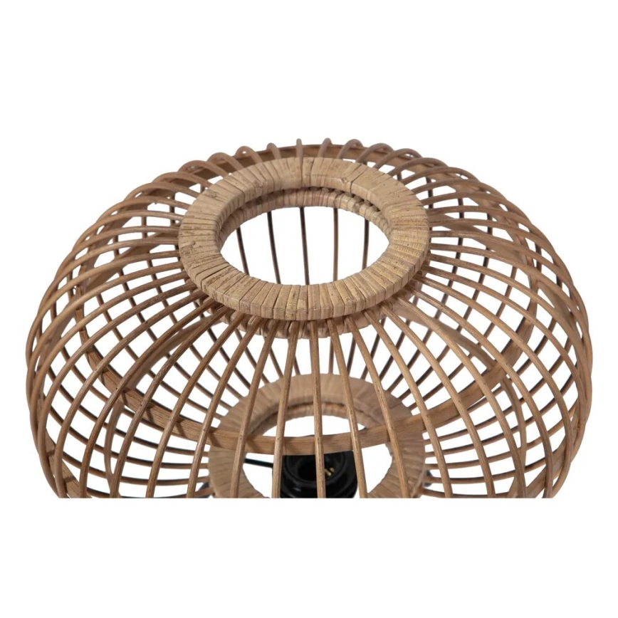 Lámpara de mesa BASICLABEL 1xE27/40W/230V bambú