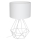 Lámpara de mesa BASKET 1xE27/60W/230V blanco