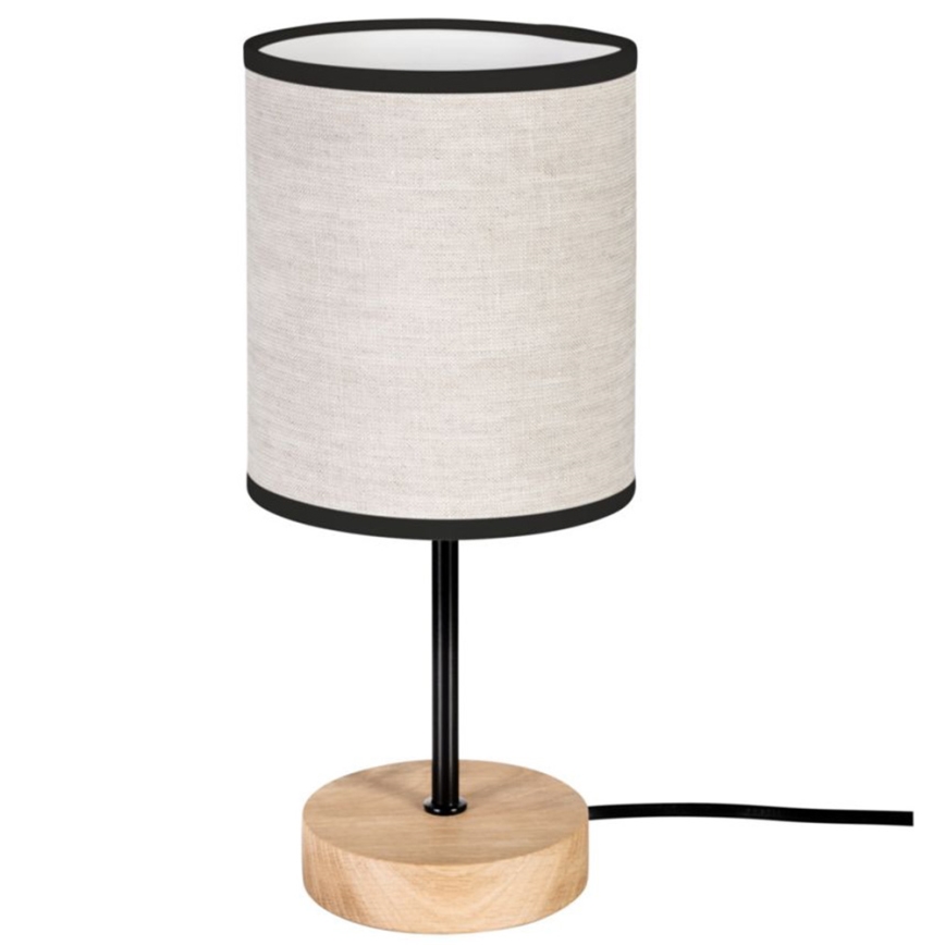 Lámpara de mesa BOHO 1xE27/25W/230V roble