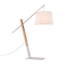 Lámpara de mesa CALI 1xE27/11W/230V blanco/madera