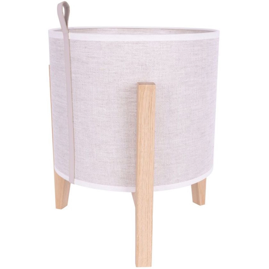 Lámpara de mesa CASIOPEA 1xE27/40W/230V 30 cm roble