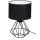 Lámpara de mesa COLIN 1xE27/60W/230V