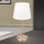 Lámpara de mesa con puerto USB LUDWIG 1xE27/40W/230V 50 cm blanco/dorado