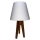 Lámpara de mesa CONE 1xE27/60W/230V roble blanco