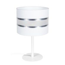 Lámpara de mesa CORAL 1xE27/60W/230V blanco