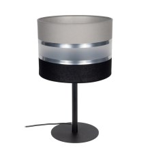 Lámpara de mesa CORAL 1xE27/60W/230V negro/gris