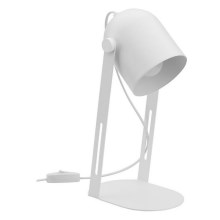 Lámpara de mesa DAVIS 1xE27/60W/230V blanco