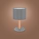 Lámpara de mesa DEVA 1xE27/15W/230V gris/madera