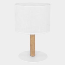 Lámpara de mesa DEVA 1xE27/60W/230V blanco/madera