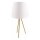 Lámpara de mesa ELENA 1xE27/20W/230V blanco