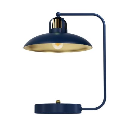 Lámpara de mesa FELIX 1xE27/60W/230V azul