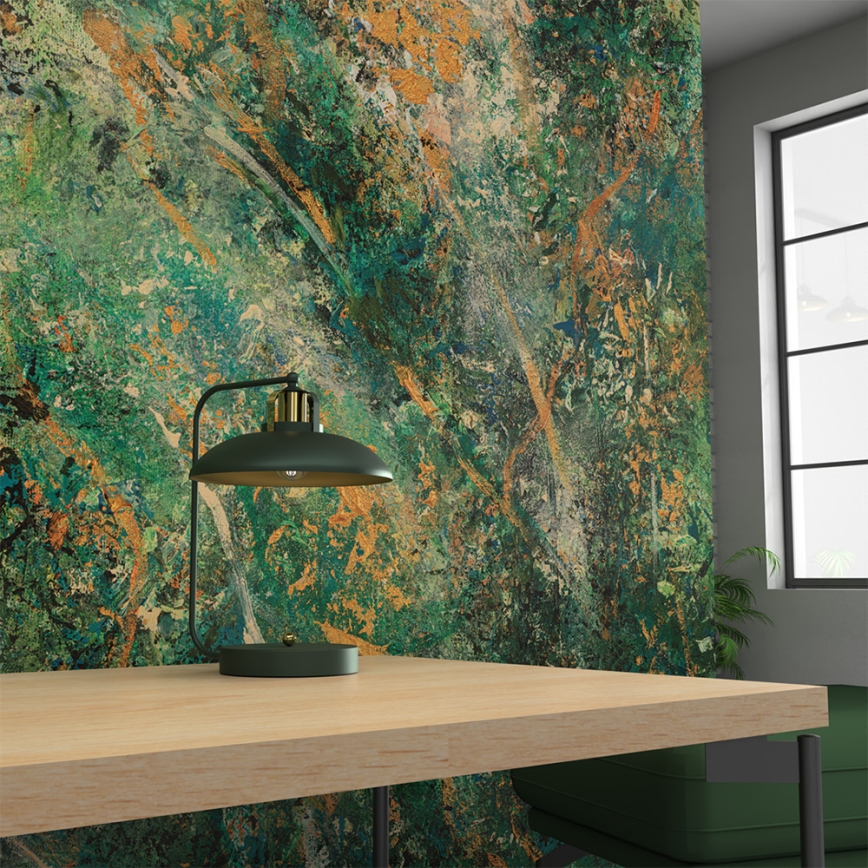 Lámpara de mesa FELIX 1xE27/60W/230V verde