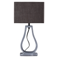 Lámpara de mesa FEMO 1xE14/40W/230V gris/marrón