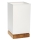 Lámpara de mesa FIRE 1xE27/25W/230V roble/roble blanco - Certificación FSC