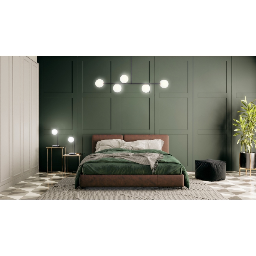 Lámpara de mesa GAMA 1xG9/12W/230V negro