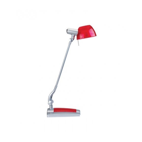 Lámpara de mesa GINEVRA 1xG9/40W/230V rojo