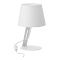 Lámpara de mesa GRACIA 1xE27/60W/230V blanco