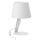 Lámpara de mesa GRACIA 1xE27/60W/230V blanco