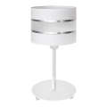 Lámpara de mesa HELEN 1xE27/15W/230V blanco