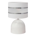 Lámpara de mesa HELEN 1xE27/15W/230V blanco