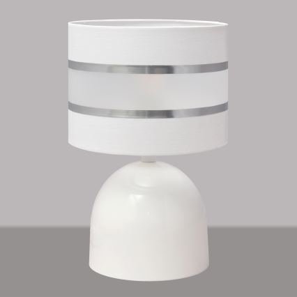 Lámpara de mesa HELEN 1xE27/15W/230V blanco