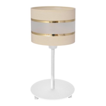 Lámpara de mesa HELEN 1xE27/15W/230V crema