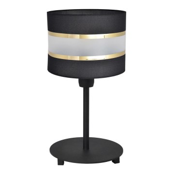 Lámpara de mesa HELEN 1xE27/15W/230V negro/dorado