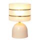 Lámpara de mesa HELEN 1xE27/60W/230V color crema/dorado