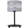 Lámpara de mesa HELEN 1xE27/60W/230V gris/negro