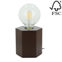 Lámpara de mesa HEXAR 1xE27/25W/230V - Certificado FSC