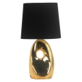 Lámpara de mesa HIERRO 1xE27/60W/230V negro/dorado